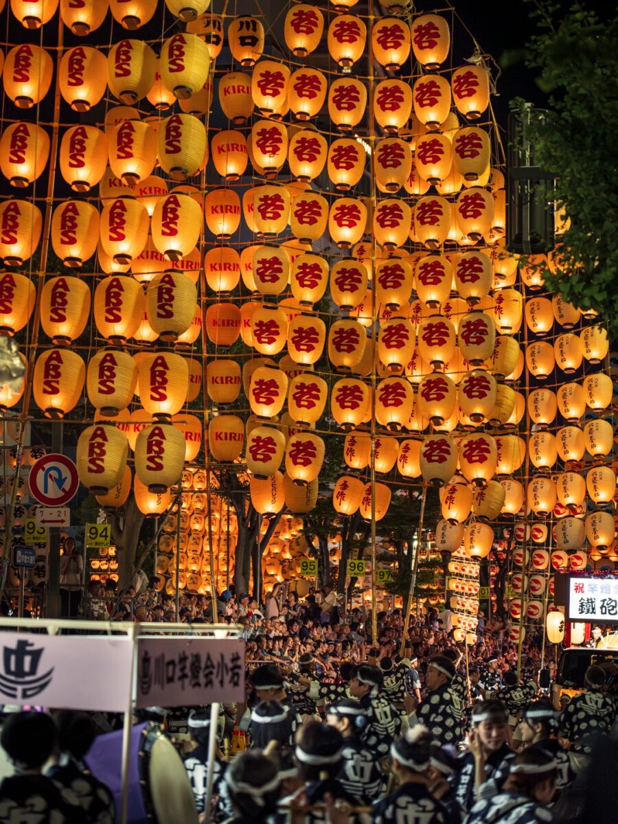 写真：竿燈大通り